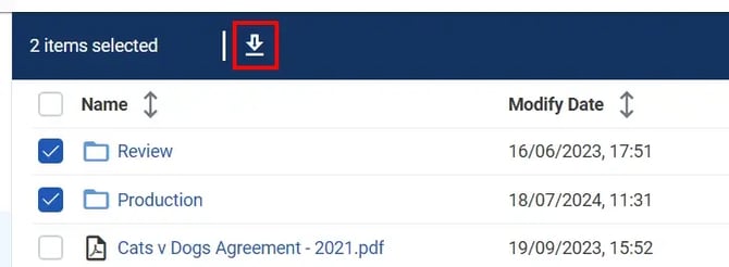 CP - download-multiple-folders