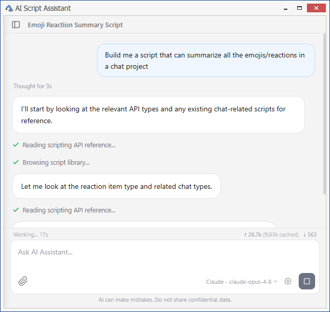ReadySuite Example AI Prompt