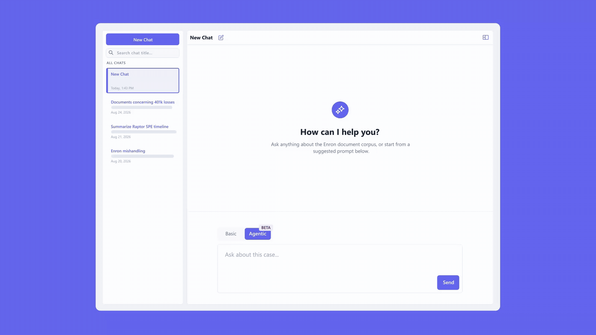 Nebula AI Case Explorer
