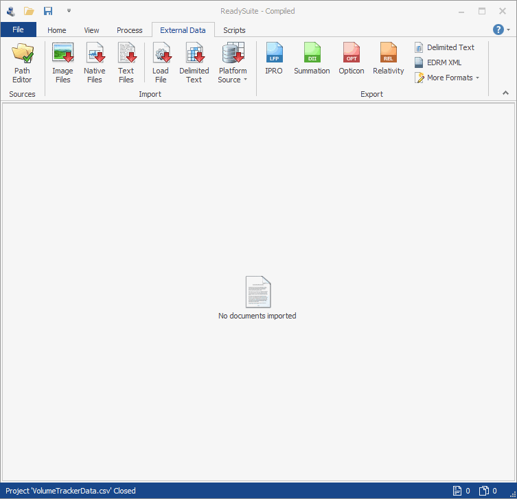 Load RDO into Relativity