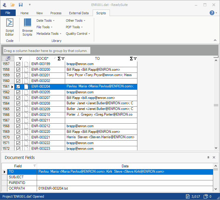 ReadySuite Create Custom Hash Field Script