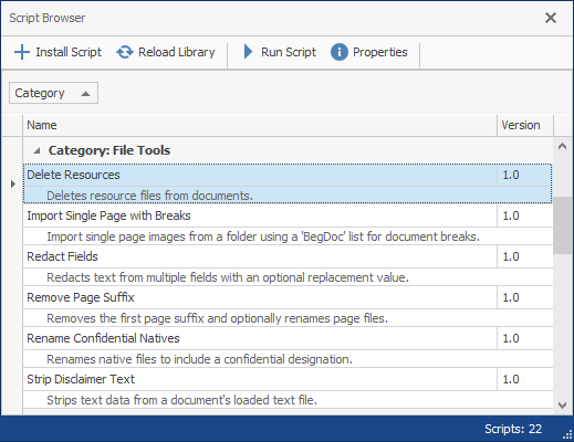 ReadySuite Script Library